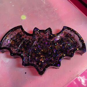 Glittery Bat-Shaped Tray